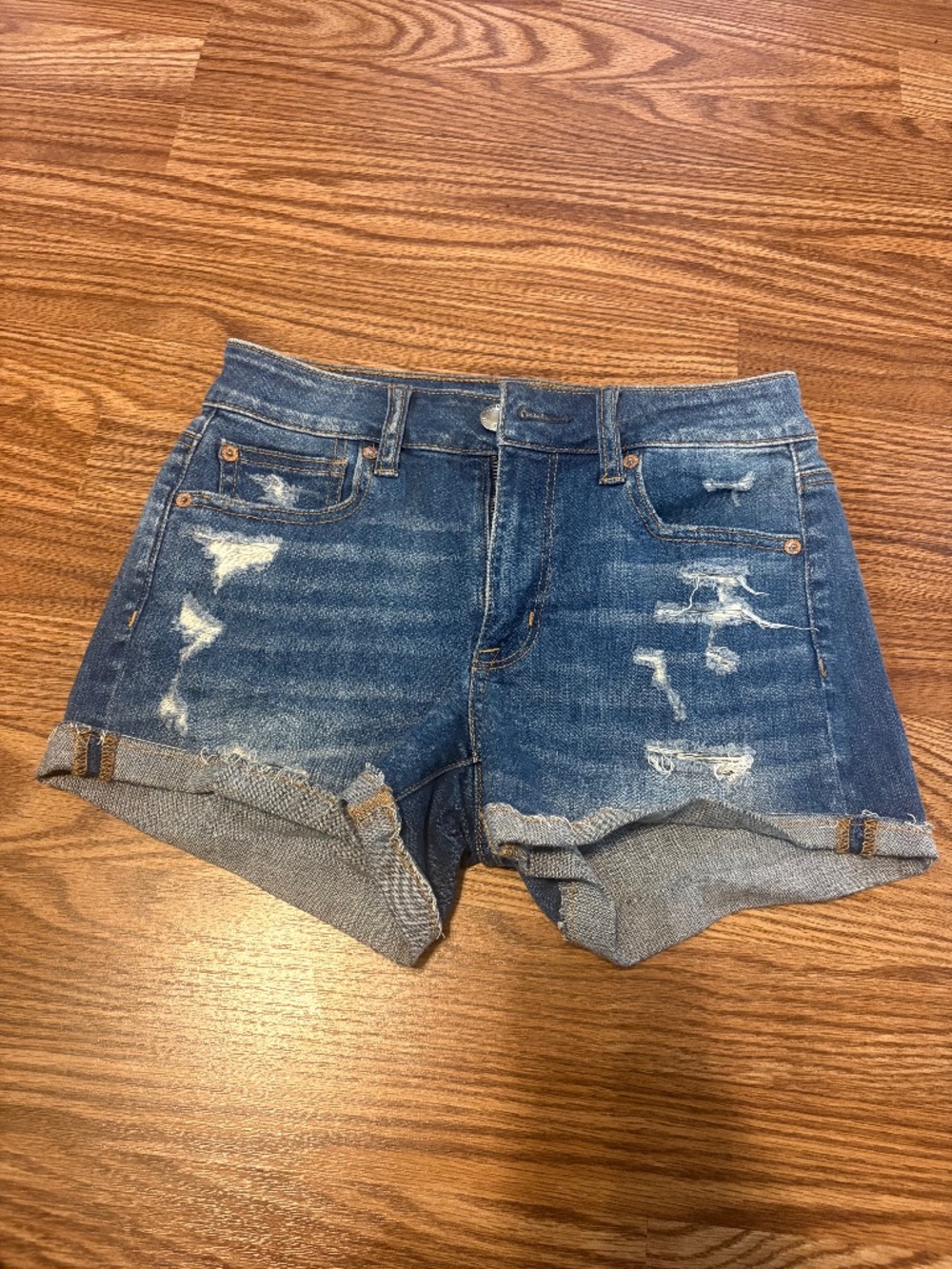 American eagle super stretch Jean shorts size 4